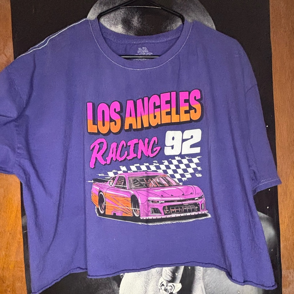 LA Racing Cropped Tee